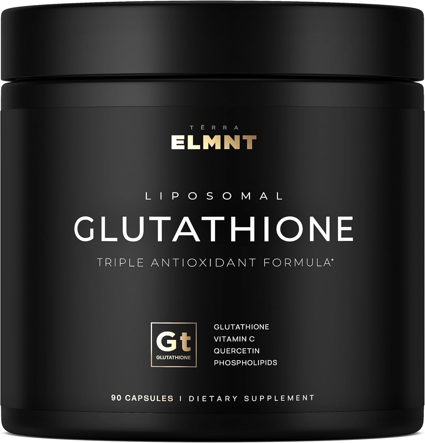 Terra Elmnt 2150mg Super Liposomal Glutathione Supplement bottle front view