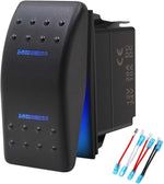 Keing momentary waterproof rocker switch front view