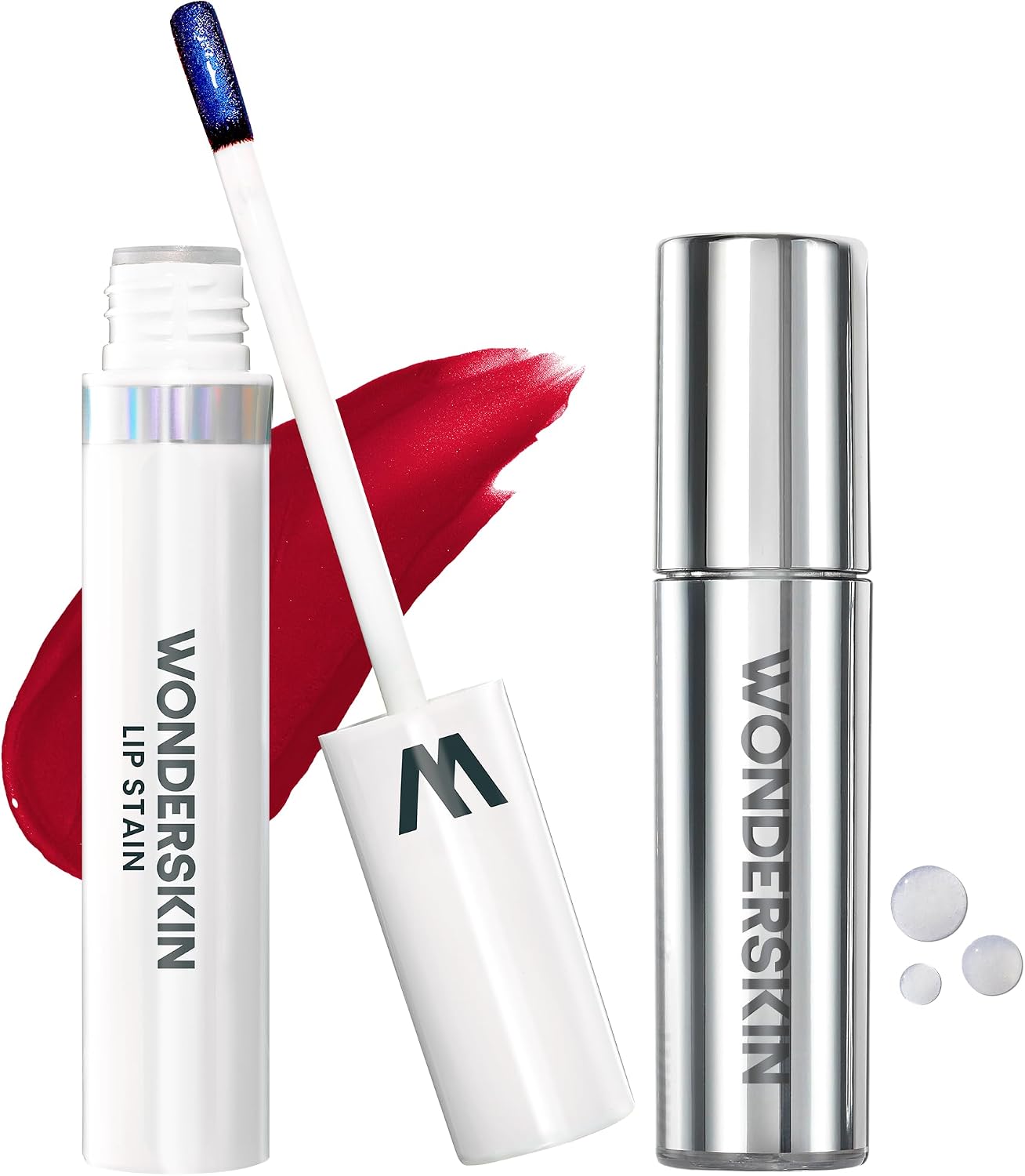 Wonderskin Lip Stain Peel Off Masque Divine front view premium USA cosmetic kit