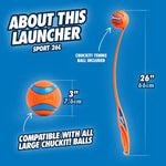 Chuckit 26-inch stick launcher with included large ball