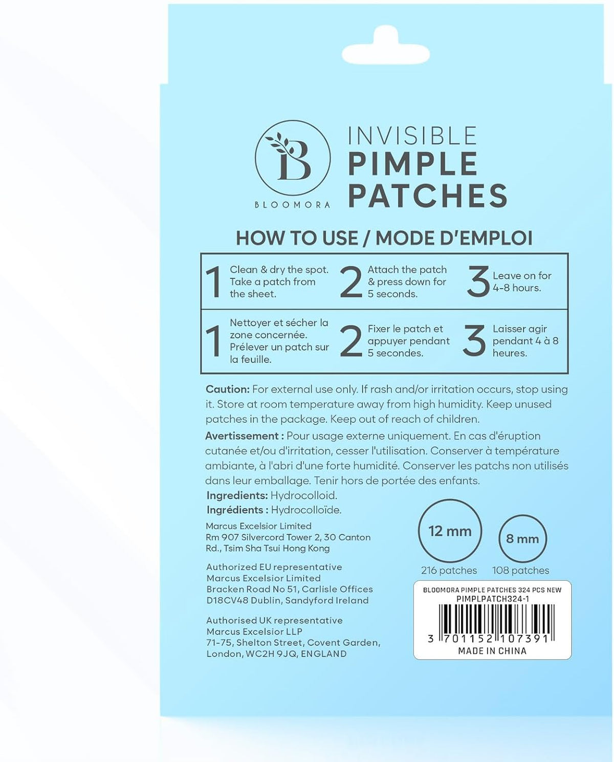 Bloomora imported beauty care acne patches