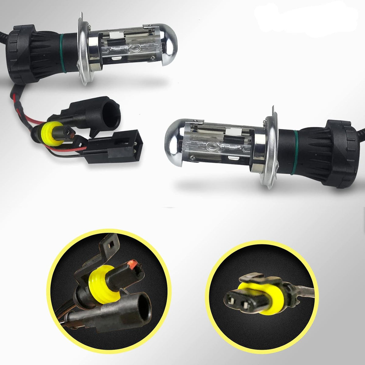 Innovited waterproof HID replacement bulbs base design