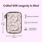Glucology hard shell diabetes case side profile