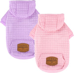Baobicute soft laminated pet sweatshirt twin pack flat layout
