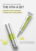 celimax The Vita A Retinal Shot Tightening Booster (Duo Set 15mlx2) | 0.1% Retinal, 3% Matryxyl, High-Strength Retinoid for Anti-Aging, Pore Minimizer, Wrinkles & Fine Lines, Firmer Skin, Gift Set - Image 9