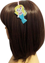 Bowbear crystal party headband displayed on model for women and girls