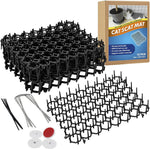 Ley's 12 pack cat deterrent mat front view with spikes