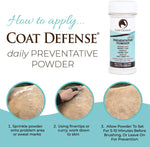 Sweet itch and skin funk relief powder for horses