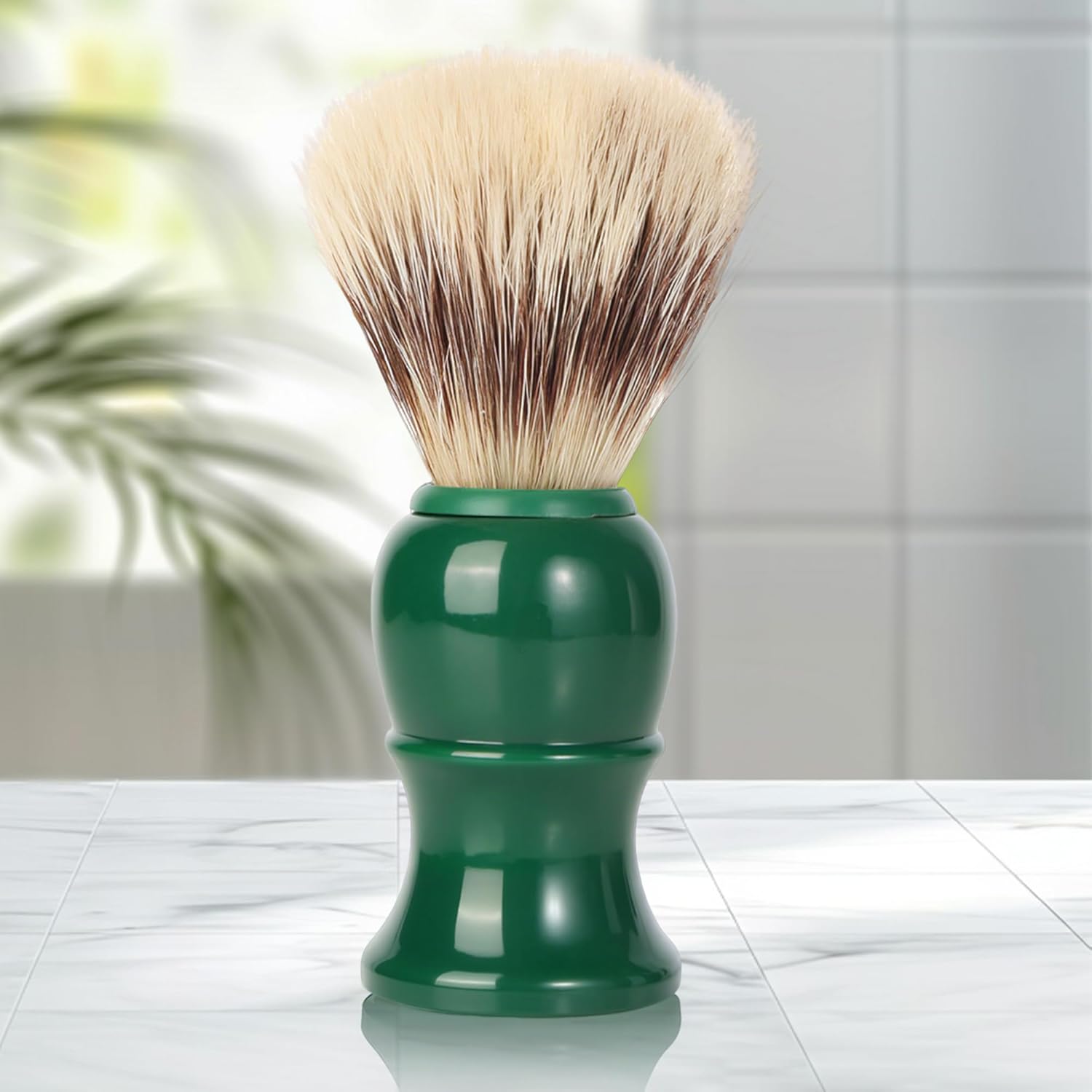 JDW Barber Brush with natural boar bristles front view