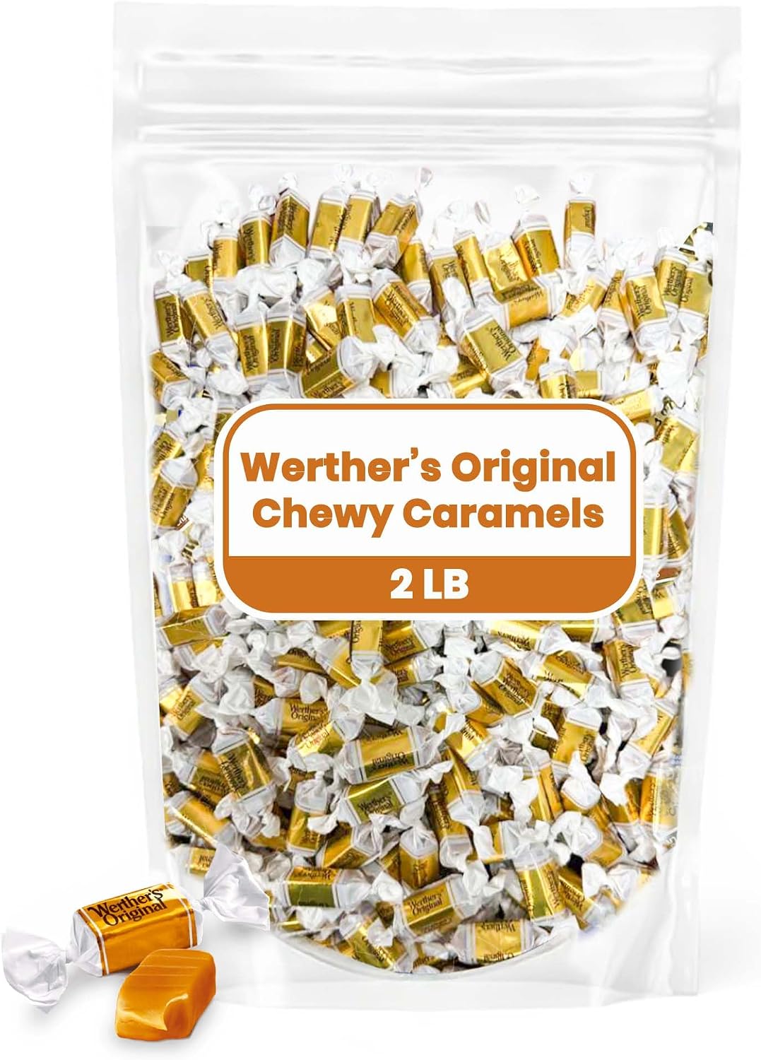 Werthers Original Caramel Candy Variety Pack 3 - 2.65 oz Each - Classic Hard, Creamy Caramel Filled & Apple Filled Caramels | Bulk Candy - Individually Wrapped Perfect for Snack Box, Party Favor, Thank You & Holiday Gift Bag - Image 14