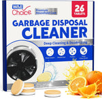 W&E Choice Garbage Disposal Cleaner and Deodorizer Tablets front view