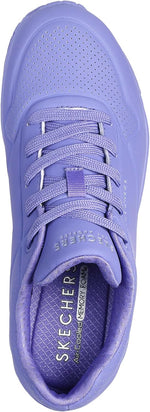 Skechers purple walking shoe rubber traction outsole