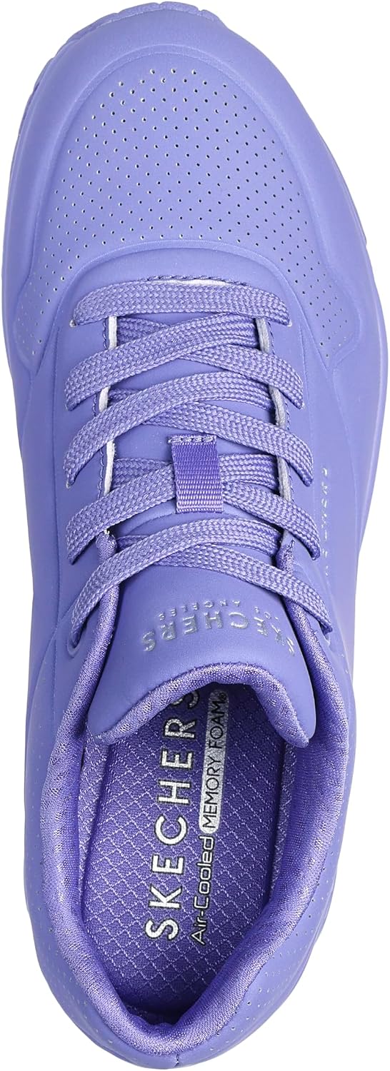 Skechers purple walking shoe rubber traction outsole