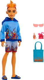 Monster High Scare-adise Island Draculaura Doll with Swimsuit, Sarong & Beach Accessories Like Hat, Sunscreen & Tote - Image 9