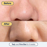Texture shot of the Remedy for Pore Size advanced serum on a clean surface