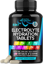 Electrolyte Tablets with Magnesium, Sodium, Potassium, Chloride - 240 Tabs | Electrolytes Salt Pills with Kelp Powder, Vitamins D3 & B6 - Vegan & Keto Friendly Oral Tablets as Capsules - Lab Tested - Image 10