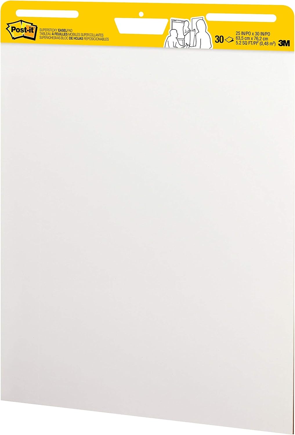 Post-it Super Sticky Easel Pad, 25 x 30 in, White, 2 Pads - Image 4