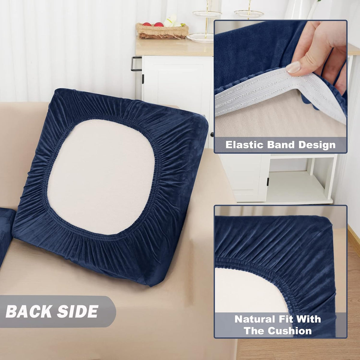 NAISI three piece cushion cover set components layout