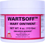 Creative Science Wartsoff wart removal ointment front view 4 ounce jar