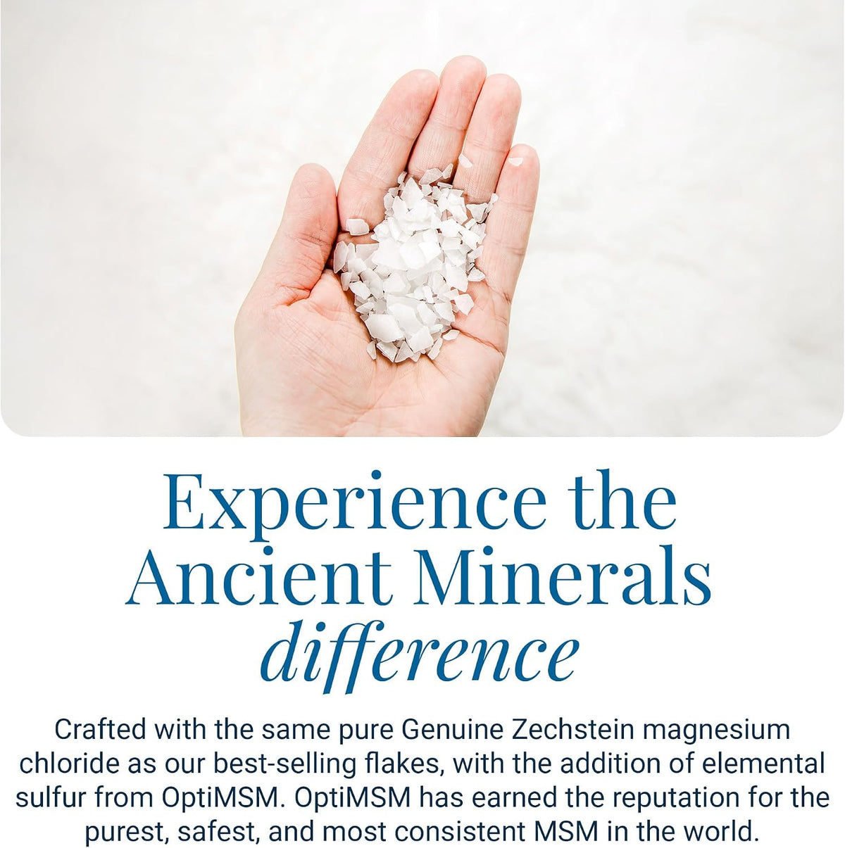 Ancient Minerals magnesium soak bag back ingredients list