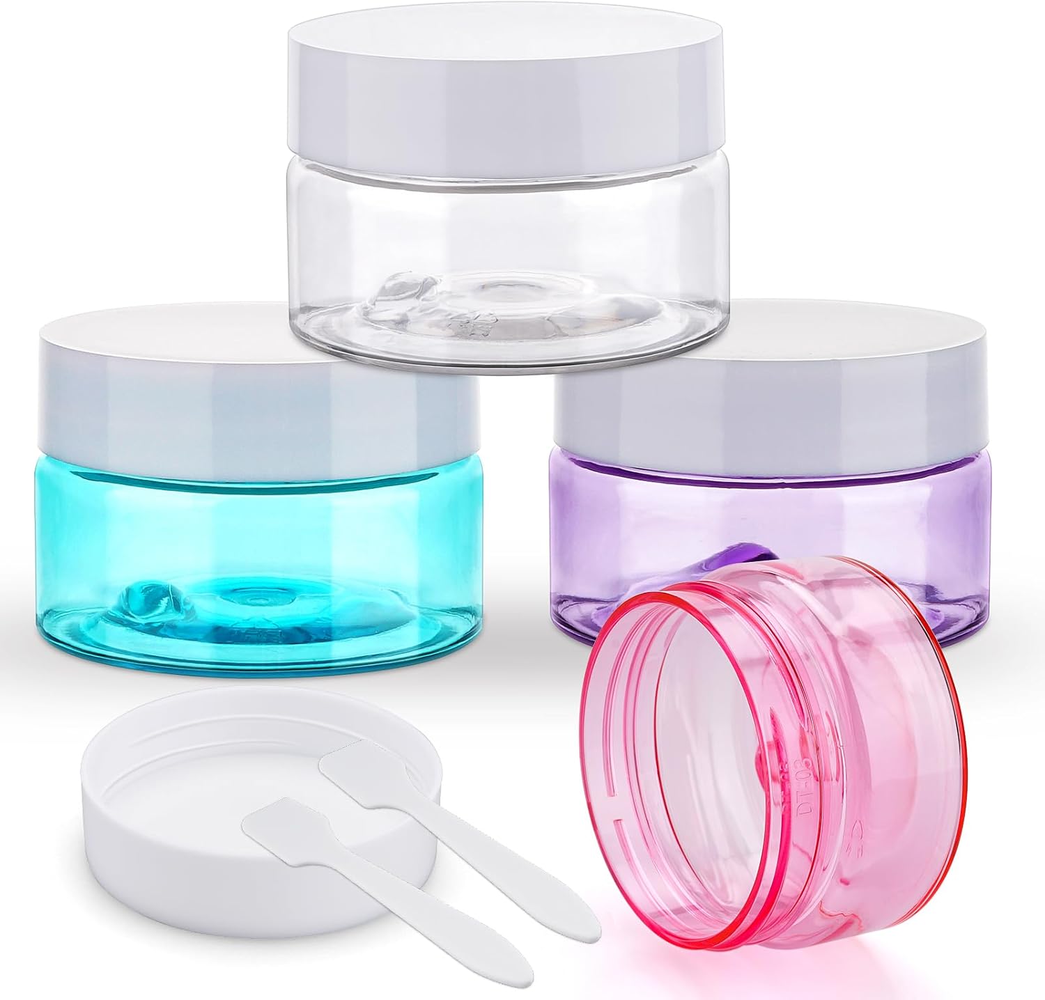 Cosywell travel jars containers set front view