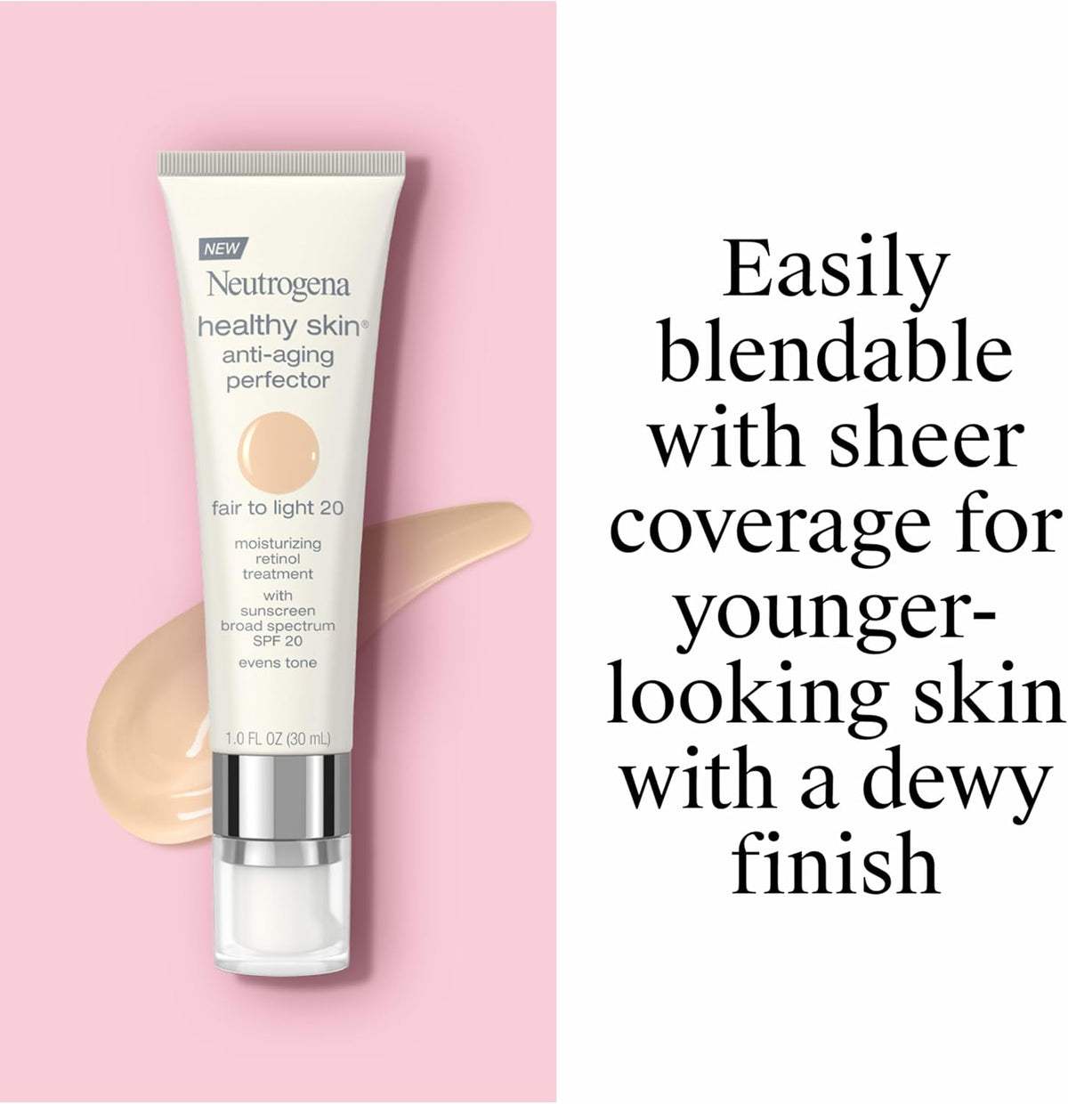 Neutrogena Anti-Aging Perfector Tinted Facial Moisturizer, 1 fl oz - Image 3