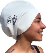 Swim Cap for Dreadlocks and Braids Designed for Bulky and Thick Hairstyles Like Dreadlocks Braids Dreads Locs and Afros - Image 10