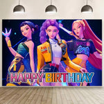 Tudomro K-Pop Demon Movie Hunters birthday backdrop banner front view