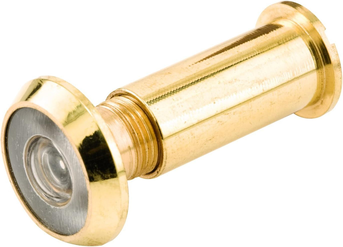 Prime-Line U 10313 Door Viewer, 9/16 In. x 180 Degree, Solid Brass Housing, Glass Lens is U.L. Listed, Classic Bronze Plated Finish (Single Pack) - Image 9