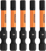 Railer impact driver bits inserted in power drill