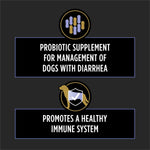 Liver flavored chewable dog probiotic tablets by Purina Pro Plan for canine diarrhea management