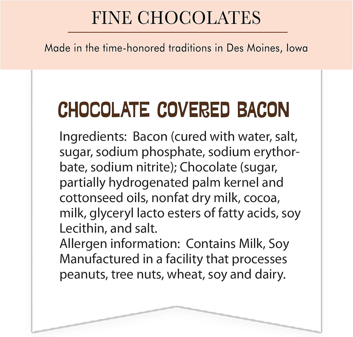 Premium gift box of Muddy Pigs chocolate covered bacon