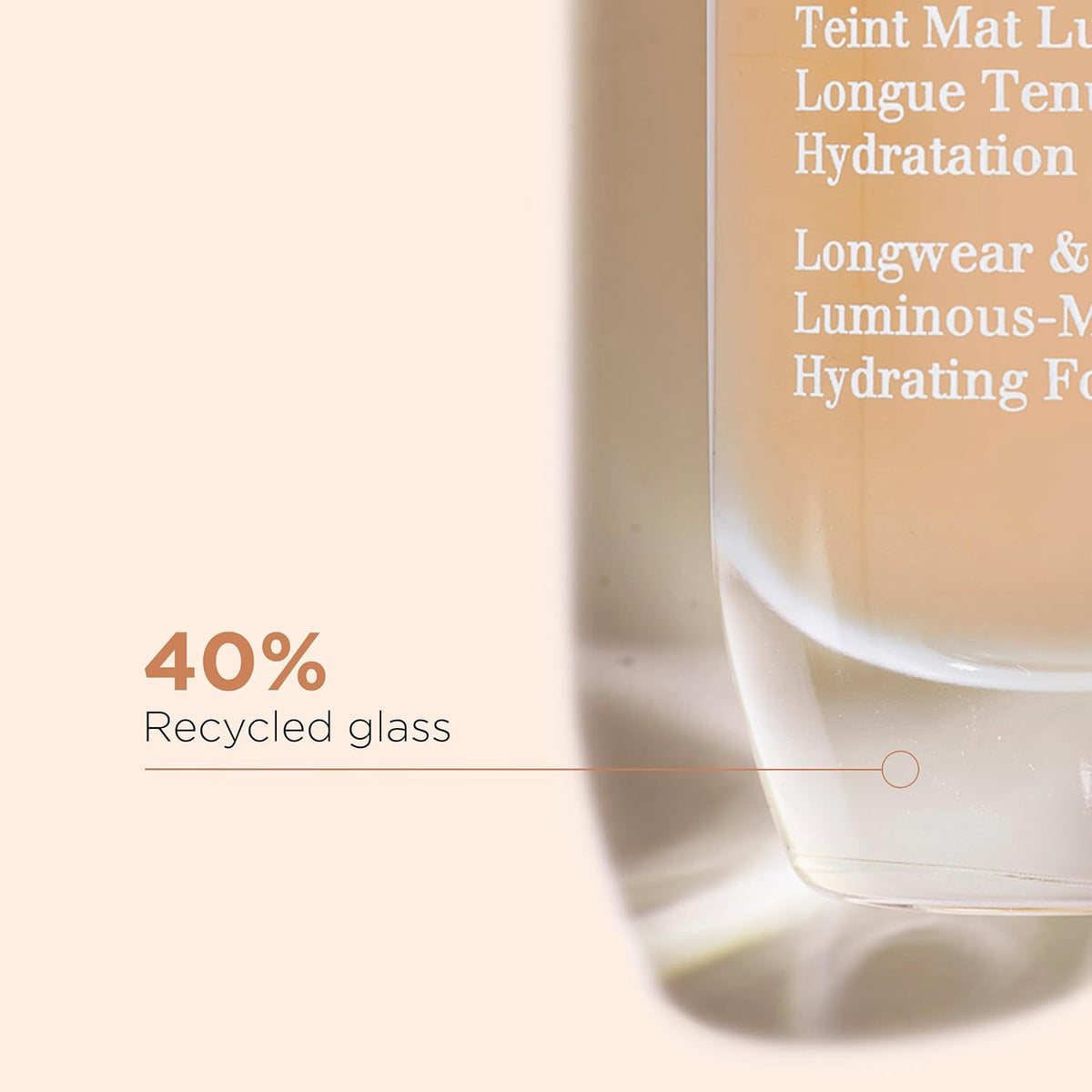 Clarins full coverage foundation label details