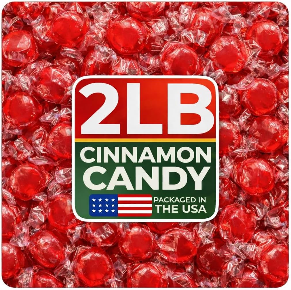 Strawberry Hard Candy Individually Wrapped by Cambie, 2 lbs of Strawberry Candy with a Deliciously Sweet Hard Exterior with a Soft, Fruit-Filled Center - Image 14