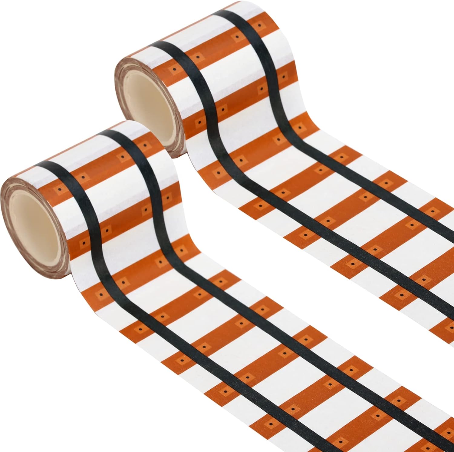 Recer black track tape rolls for toy car play