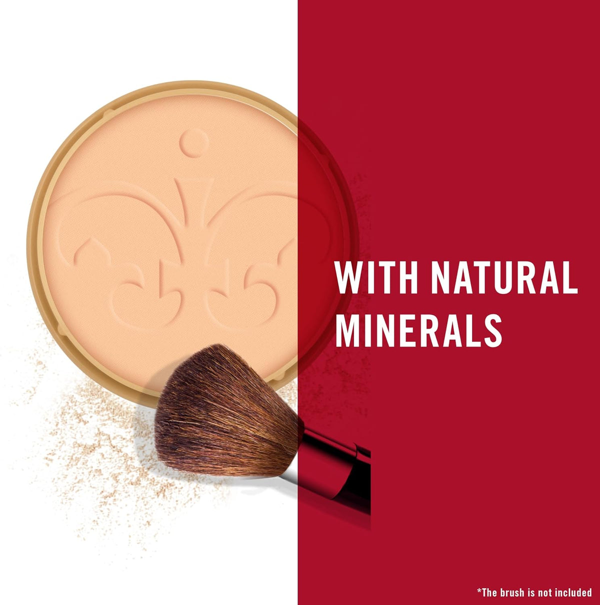Rimmel London 016 Deep Beige powder container side angle view