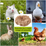 Dust-free nesting material for hamsters and small pets