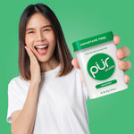 PUR natural spearmint flavored mints for healthy breath