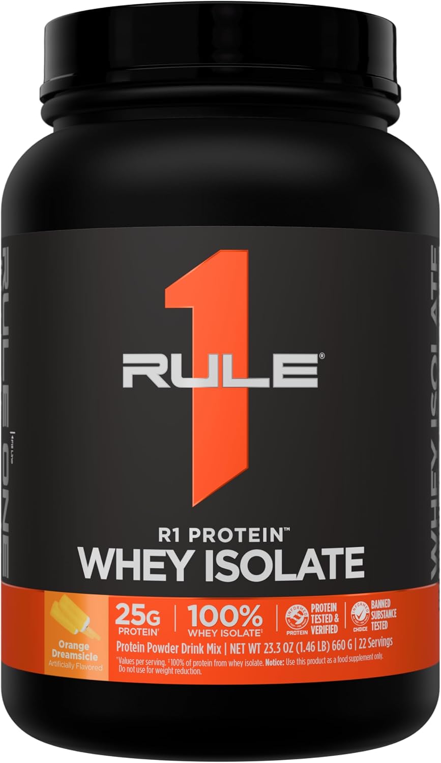 Rule 1 Proteins R1 Protein Whey Isolate, Caf Mocha, 22 Servings | 25g of Protein from Whey Isolates and Hydrolysate isolates for Workout Recovery and anytime use - Image 13