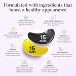 Bloomora hydrogel eye masks box open display