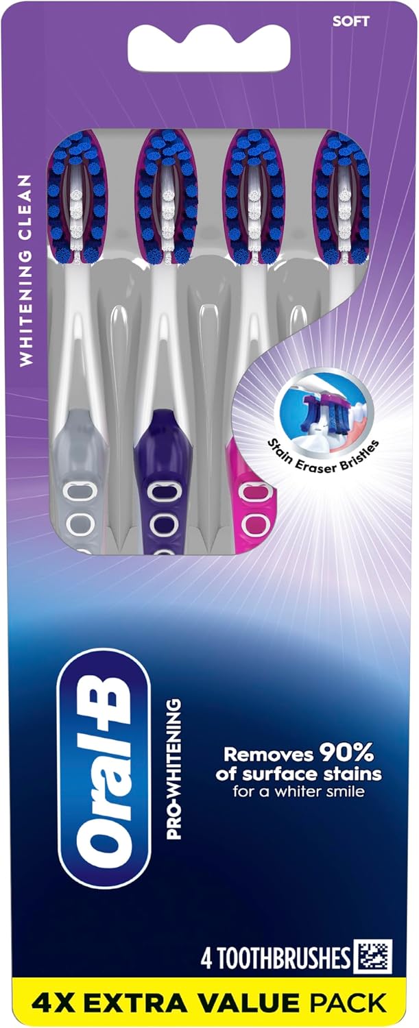Oral-B 3D White toothbrush back label view