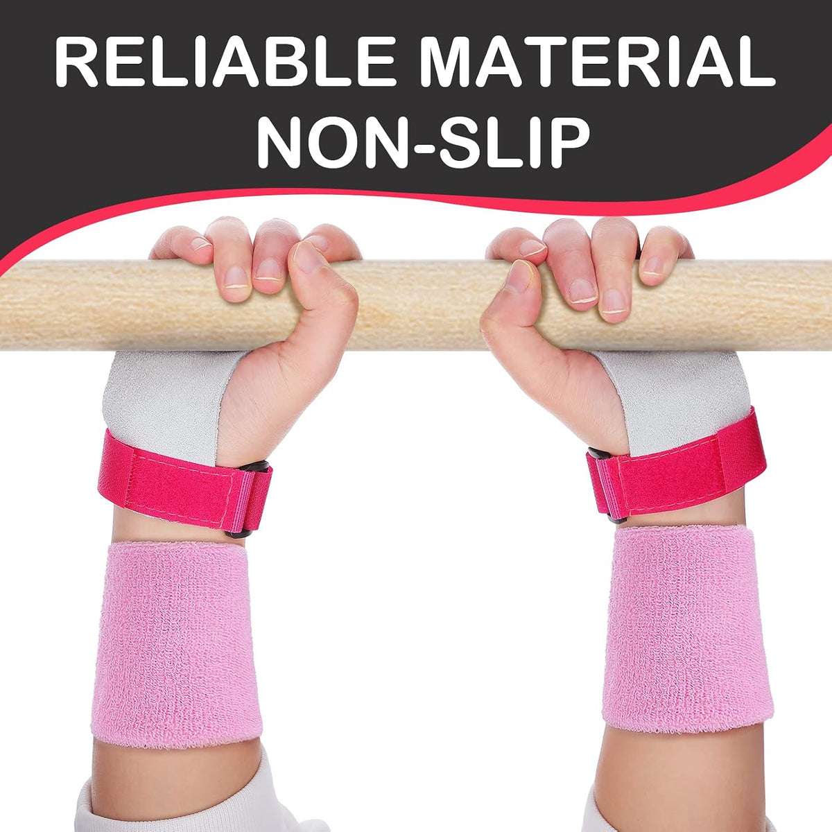 Civaner pink cotton terry cloth athletic sweatbands for wrist support