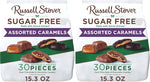 RUSSELL STOVER Sugar Free Assorted Caramel Chocolate Candy, 15.3 oz. bag | ZERO SUGAR, STEVIA EXTRACT, DESSERT, SNACKING, ASSORTED CHOCOLATE, ASSORTED FLAVORS - Image 12