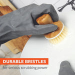 Full Circle kitchen dish brush bristles close up