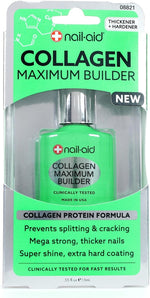 Nail-Aid collagen maximum builder nail strengthener front view bottle