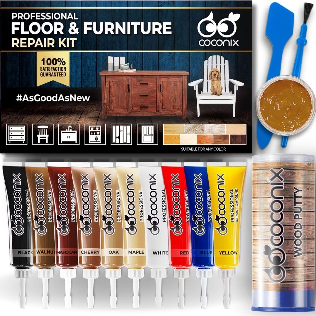 Coconix Floor and Furniture Repair Kit front view wood restoration set