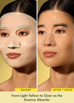Rael non slip hydrogel face mask texture for deep hydration