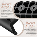 EGO leaf blower bracket displayed with included mounting hardware