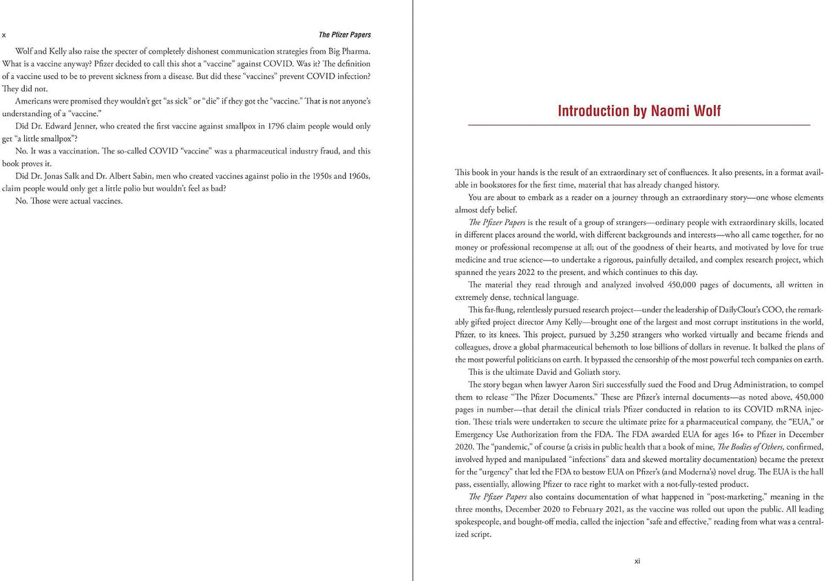Perspective angle view of The Pfizer Papers hardcover edition