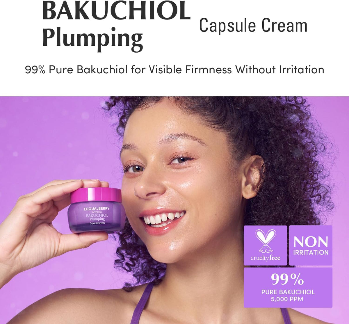 Eqqualberry Bakuchiol set displayed for firming and smoothing